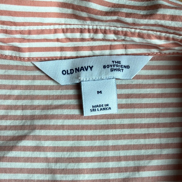 Pink striped button up - Picture 5 of 7